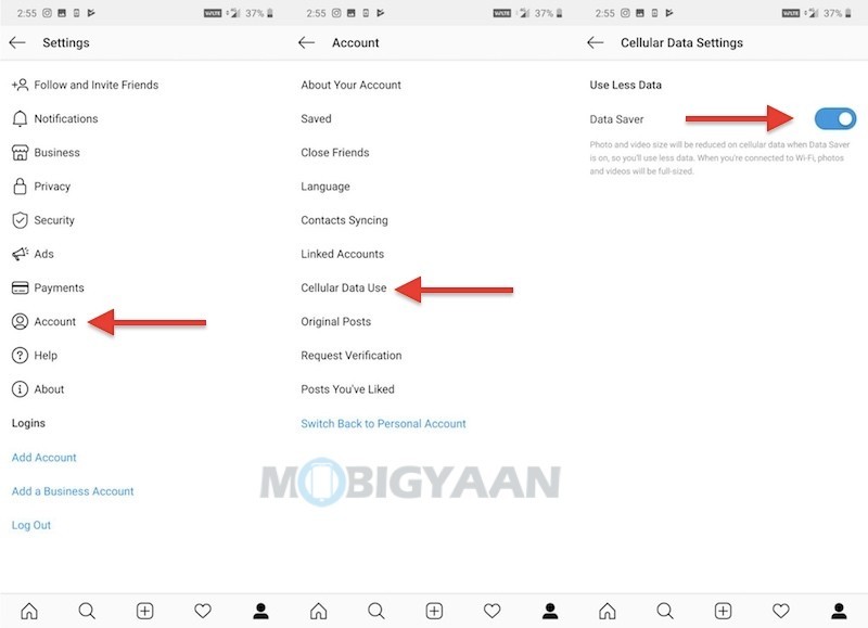How to enable data saving feature on Instagram Guide