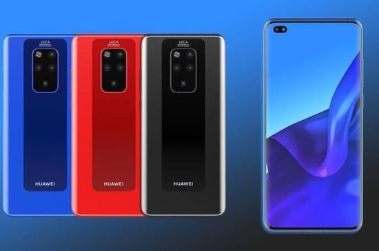 Huawei Mate 30 Pro Concept Render