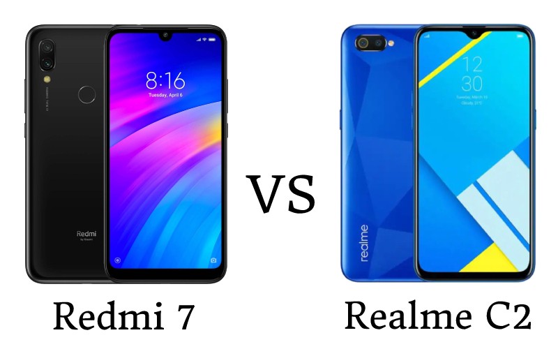 redmi 7 vs realme c2