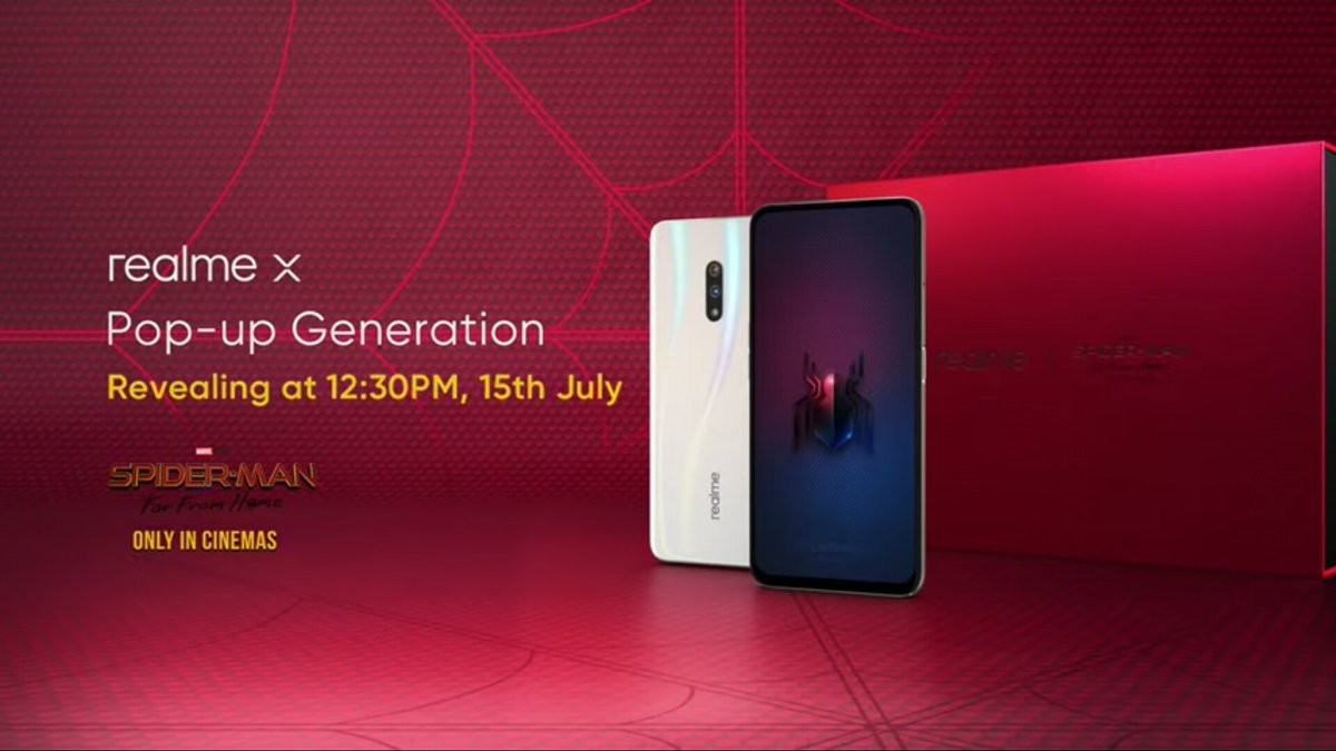 Realme X Spider-Man Edition India Launch Date