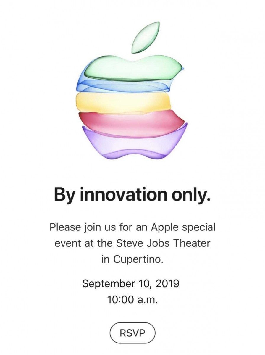 Apple sends out media invites for an event on 10th September to launch