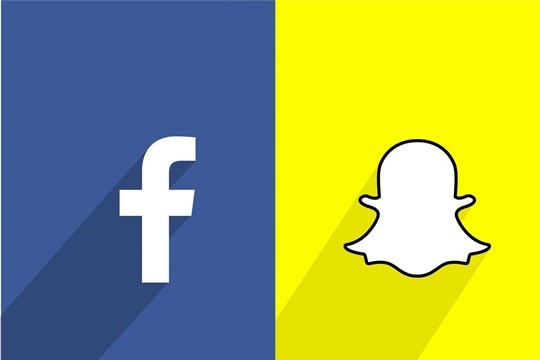 Facebook and Snapchat