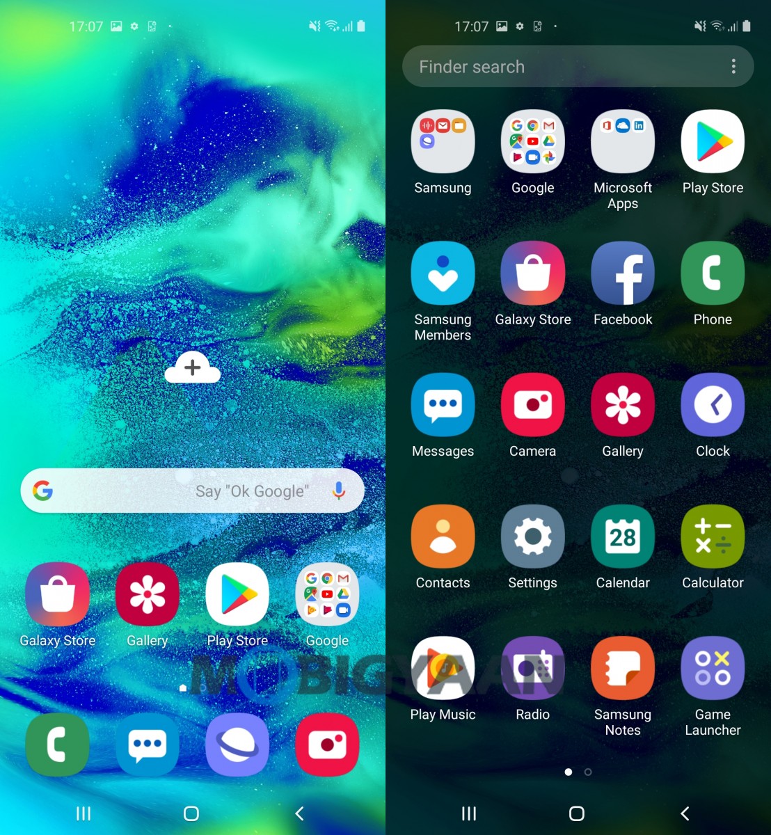 Samsung Galaxy M40 UI