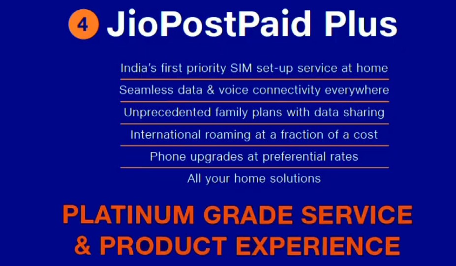 Jio Fiber JioPostPaid Plus