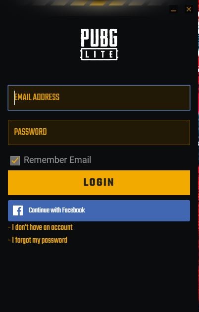 PUBG Login