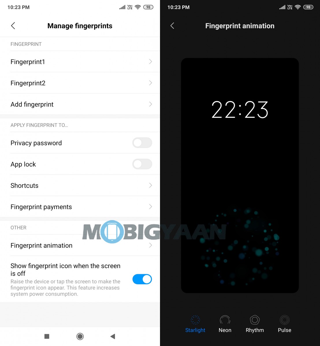 Redmi K20 Fingerprint Animation 2