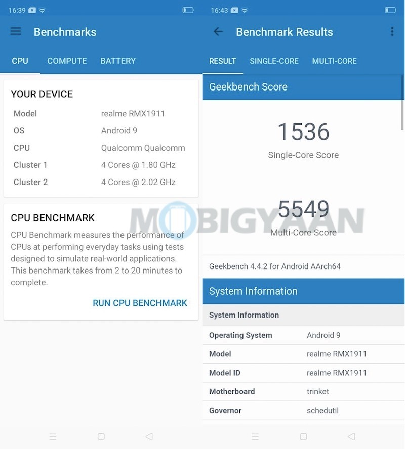 realme 5 Review Software Interface Benchmarks 2