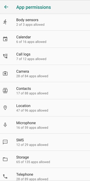 App Permissions