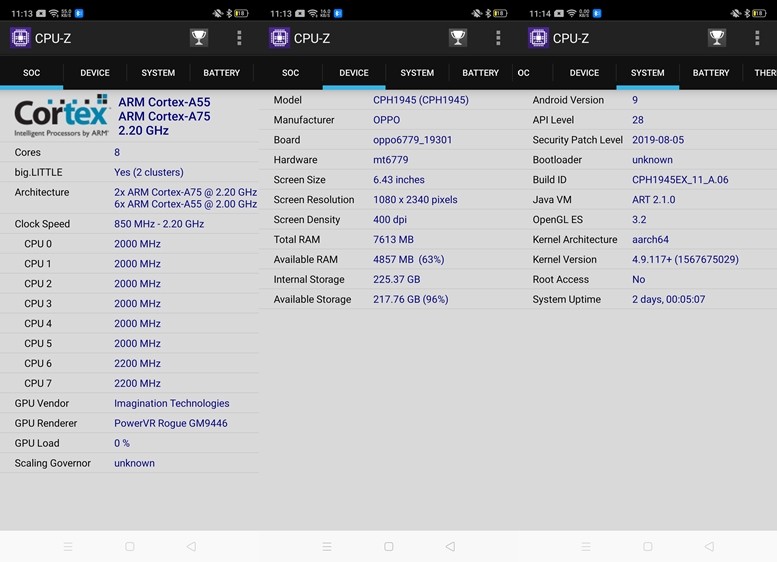 OPPO Reno2 Z Review 16 CPU Z Reno 2Z