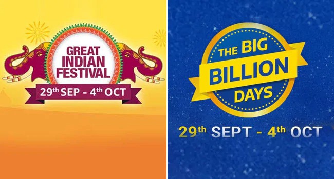 Best Deals from Flipkart’s Big Billion Days and Amazon’s Great Indian Festival Sale