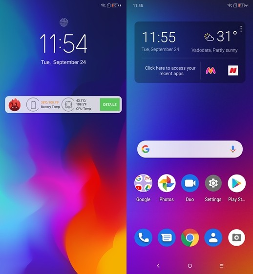 Lenovo K10 Note UI 1