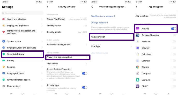 Privacy-Protection-Vivo-Z1x