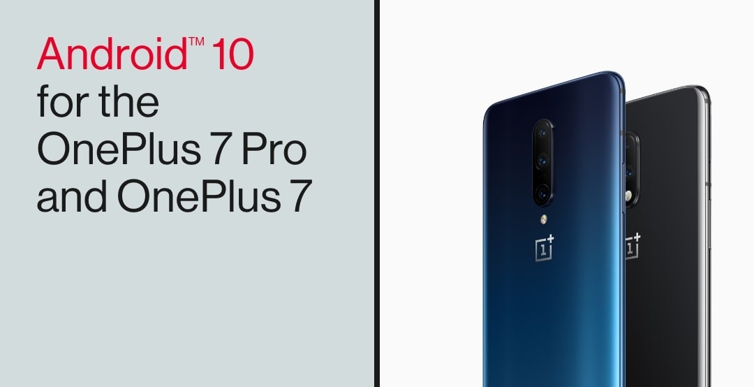 OnePlus 7 Series Android 10 Update