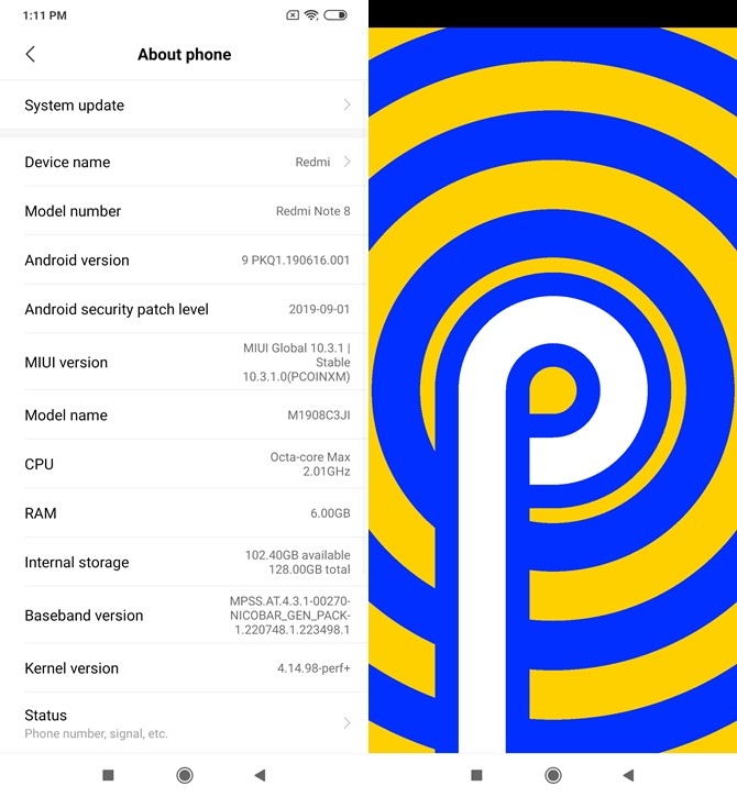 Redmi Note 8 Review 18 About Phone RN8