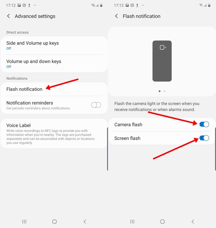 Flash Notifications Note 10 2