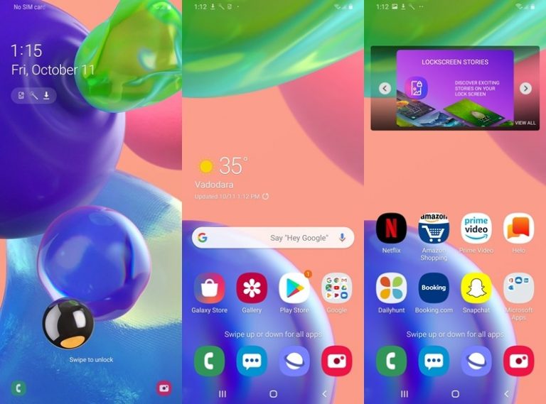 samsung a70s software update