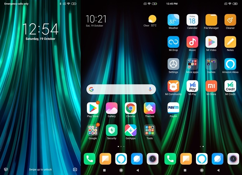 Redmi Note 8 Pro Review 18 Homescreen and Lockscreen