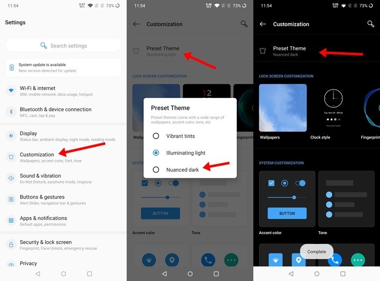 How To Dark Mode OnePlus 7T