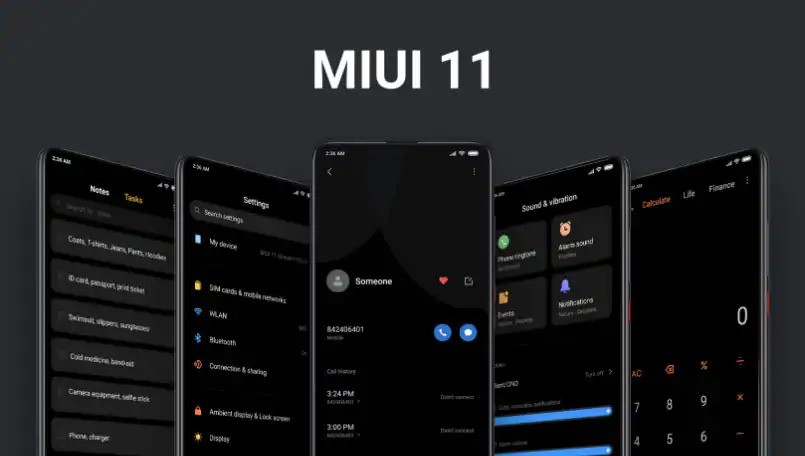 MIUI 11 Dark Mode