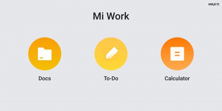 MIUI 11 Mi Work