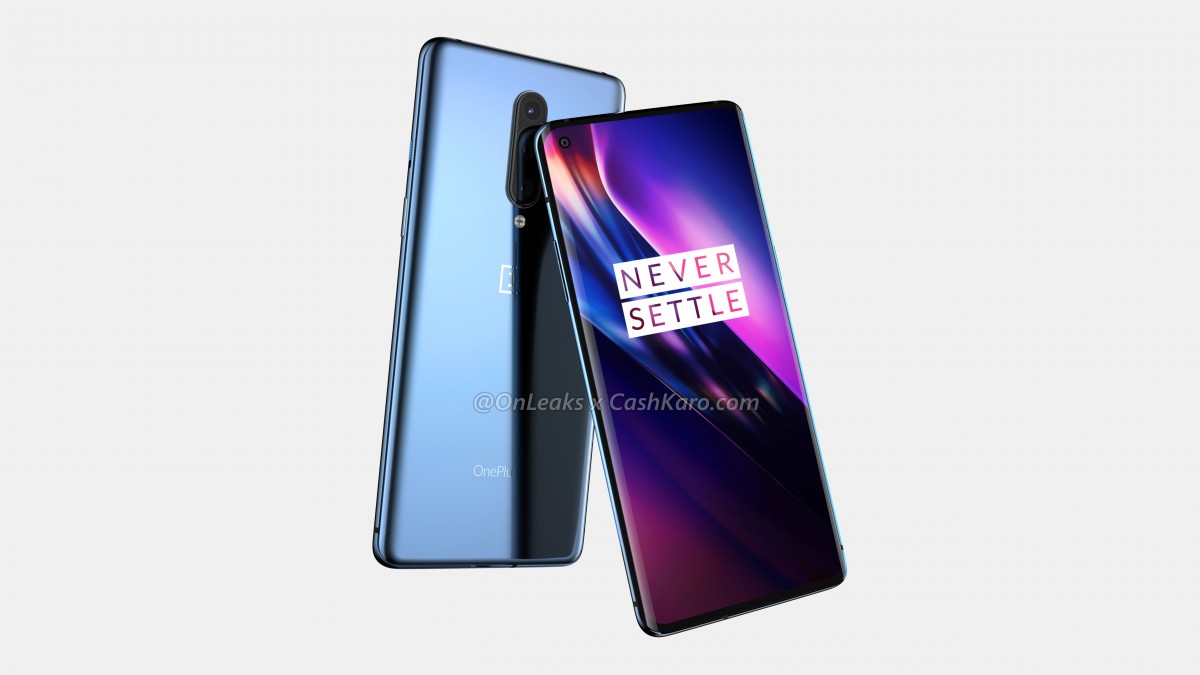 ONEPLUS 8 back and front