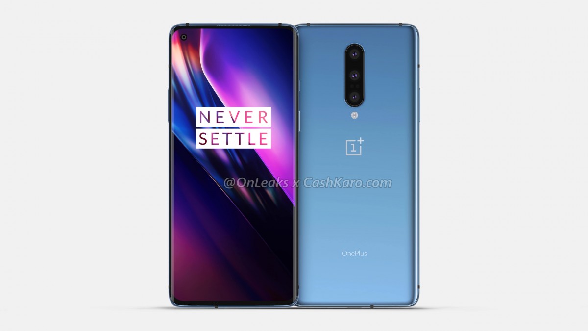 ONEPLUS 8 front and back