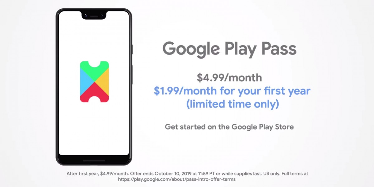 google play pass offer