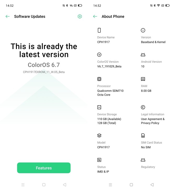 ColorOS 6.7 based on Android 10 Starts Rolling out: Here are the top features you should know 5 About Phone