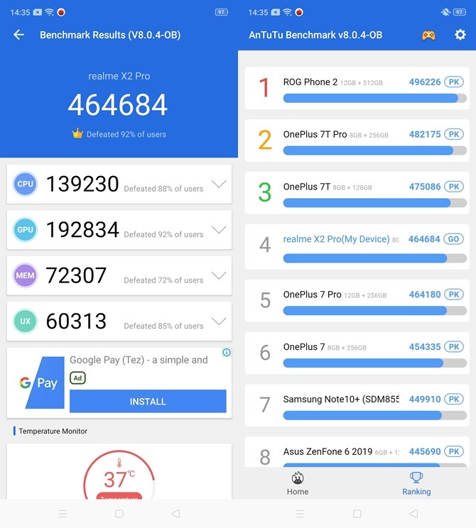 AnTuTu Benchmark X2 Pro