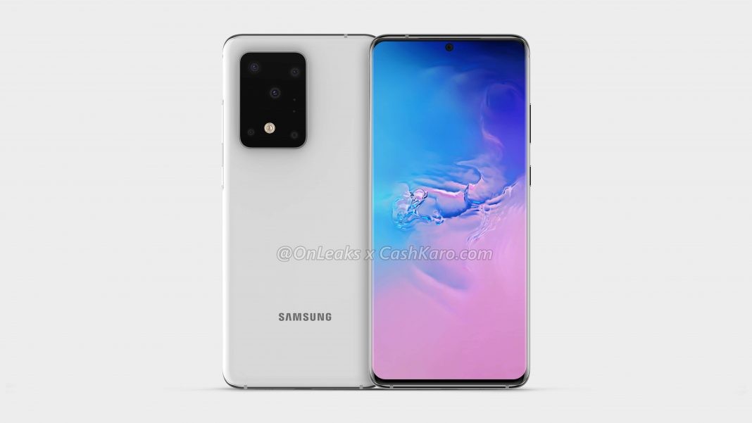 Samsung Galaxy S20 series camera specifications leaked ahead of launch next month 1 Samsung Galaxy S20+ Render