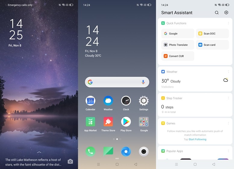 ColorOS 6.7 based on Android 10 Starts Rolling out: Here are the top features you should know 2 Lockscreen and Smart Assistant