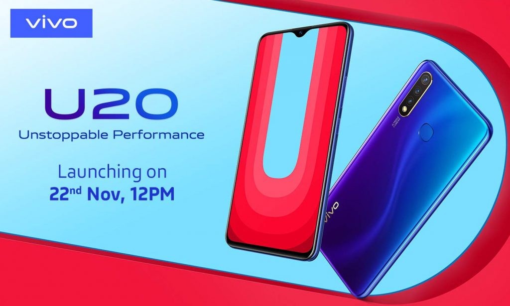 Vivo U20 India Launch Date