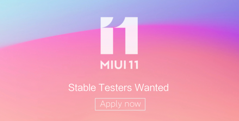 MIUI 11 Testers