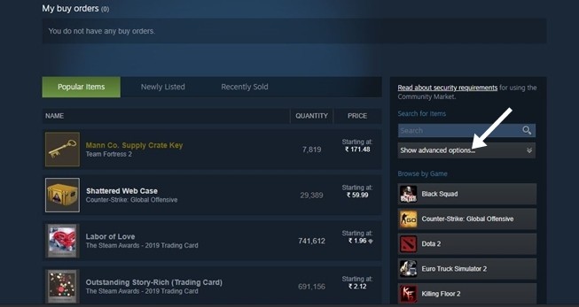 cs go steam price