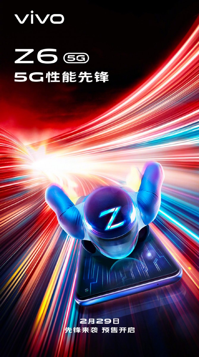 Vivo Z6 5G Launch Poster