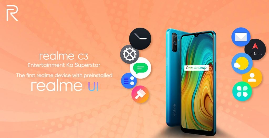 Realme C3 Realme UI