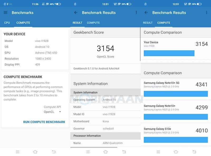 Benchmarks 4 iQOO 3 5G Review