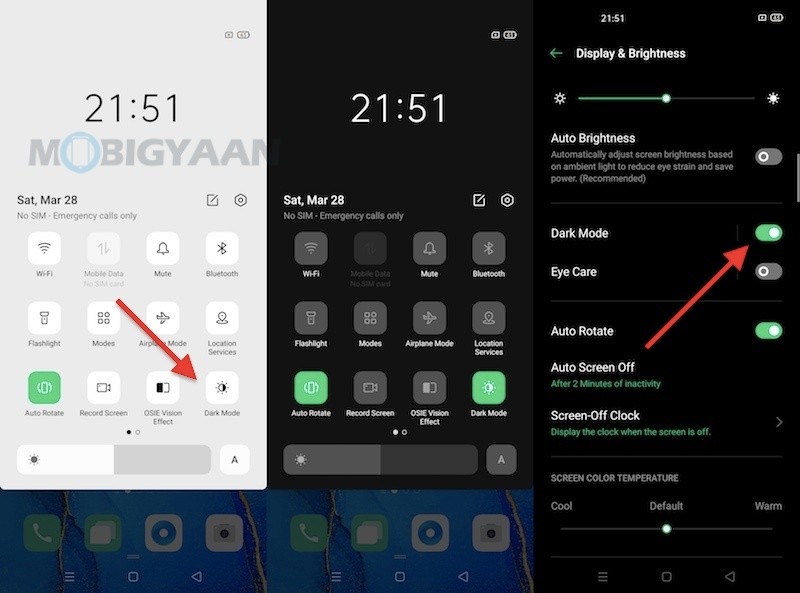 Dark Mode OPPO Reno3 Pro Tips And Tricks ColorOS 7