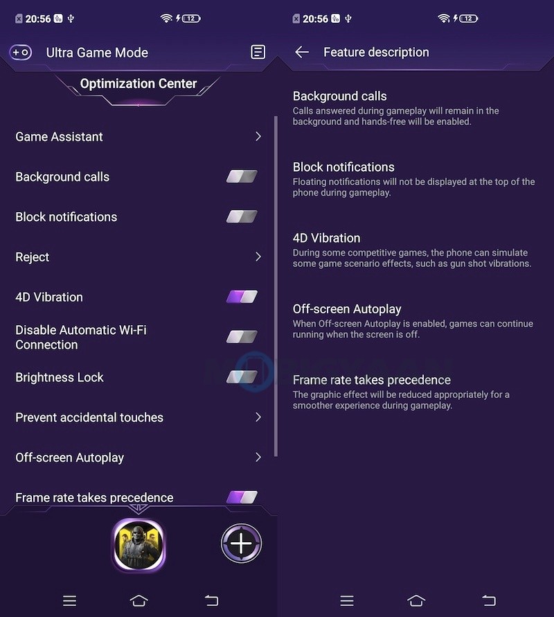 vivo v19 Review 13 Gaming Ultra Game Mode vivo V19