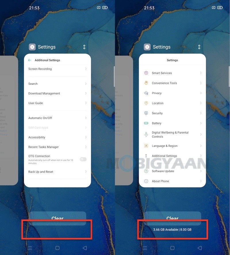 View RAM Information 2 OPPO Reno3 Pro Tips And Tricks ColorOS 7