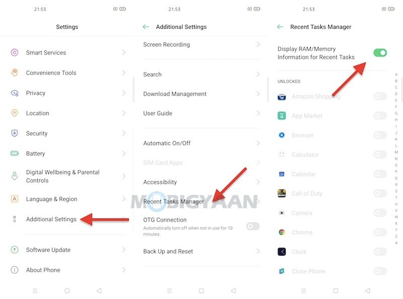 View RAM Information OPPO Reno3 Pro Tips And Tricks ColorOS 7