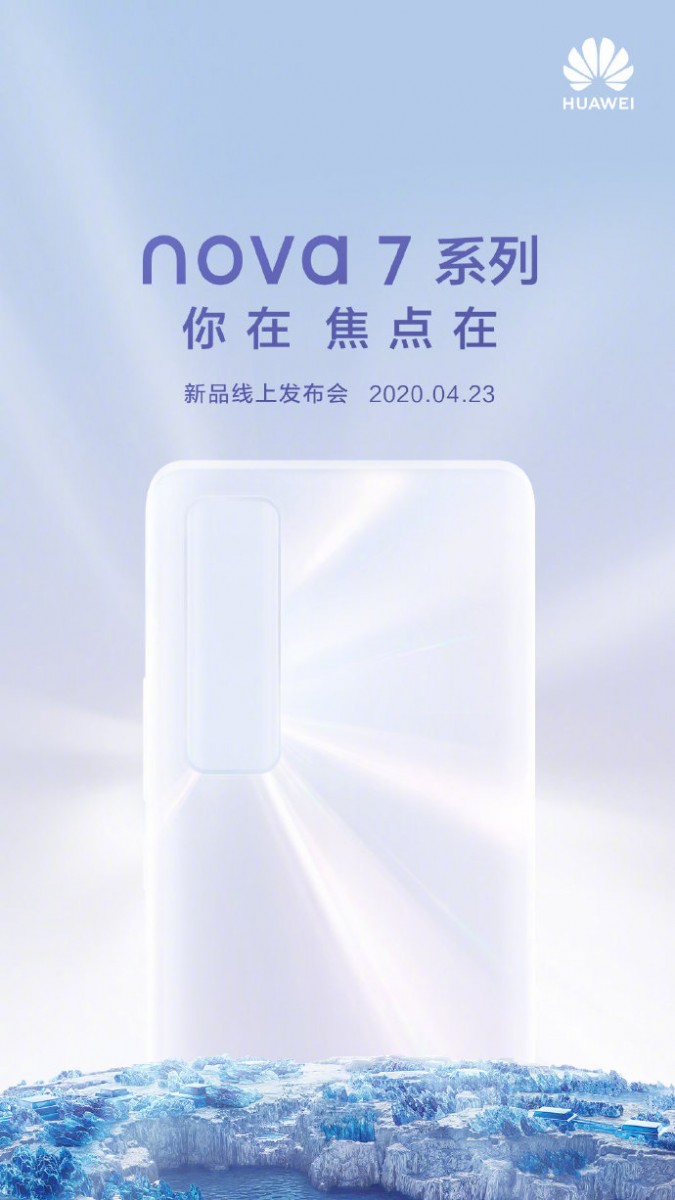 Huawei Nova 7 Launch Date Poster