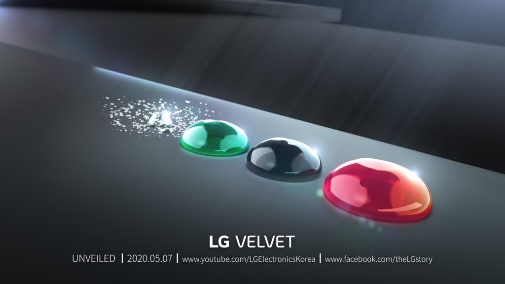 LG Velvet Launch Date Poster