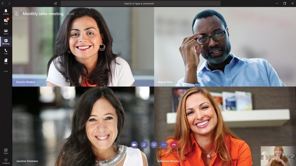 Microsoft Teams Video Conferencing