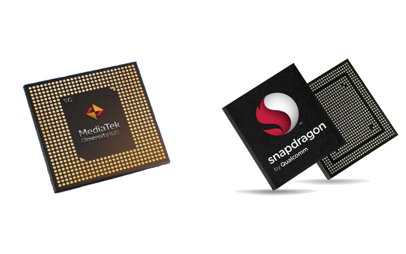 MediaTek Dimensity 820 vs Qualcomm Snapdragon 768G