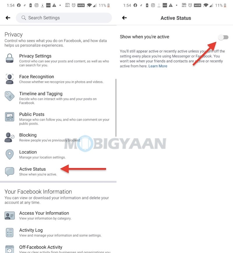 How To Hide Your Active Status On Facebook Guide 2