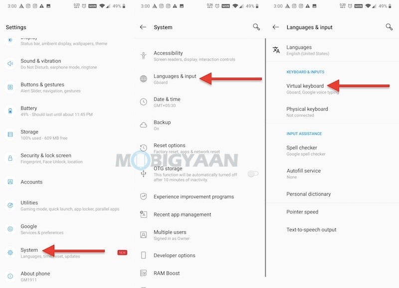 How to enable sounds on keypress on your keyboard Gboard Guide 2