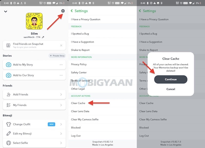 How to remove Snapchat cache files and free up more storage Guide