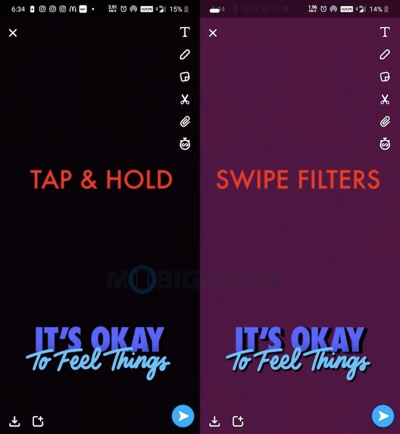 How to use multiple filters at once in Snapchat Guide