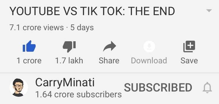Why TikTok received a massive down rating on Google Play Store YouTube vs TikTok 4